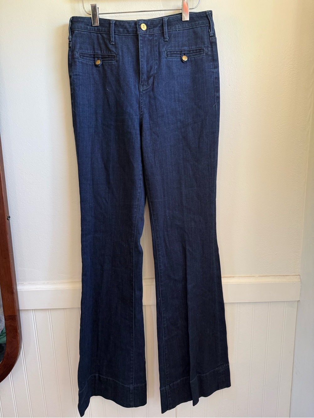 Anthropologie Pilcro Superscript Flare Jeans - Stardust 28” x 35” - Picture 2 of 15